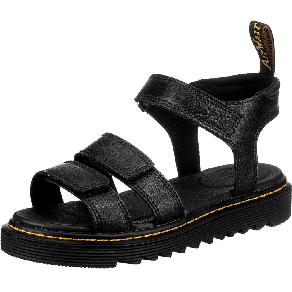 Doc Martens black sandals. Size 6 for Big Kids and never worn. NWT!